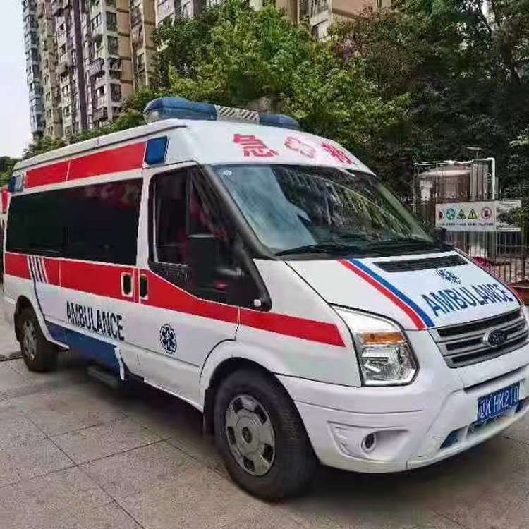 陕州长途救护车护送病人返乡